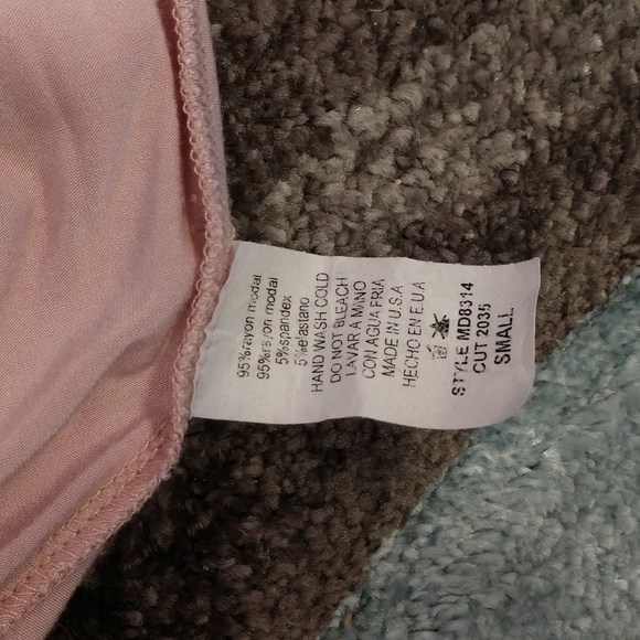 BOGO Pale Pink Dress with Crocheted Neckline - Picture 7 of 7